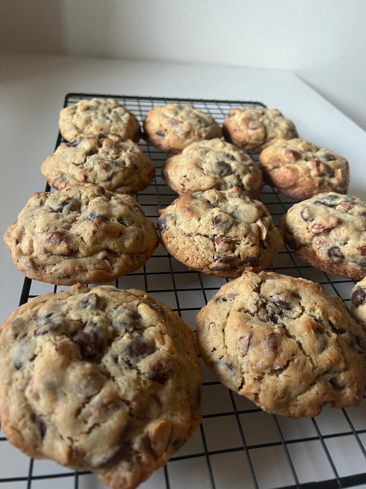 K- Style Levain Cookies with Almond and Chocolate