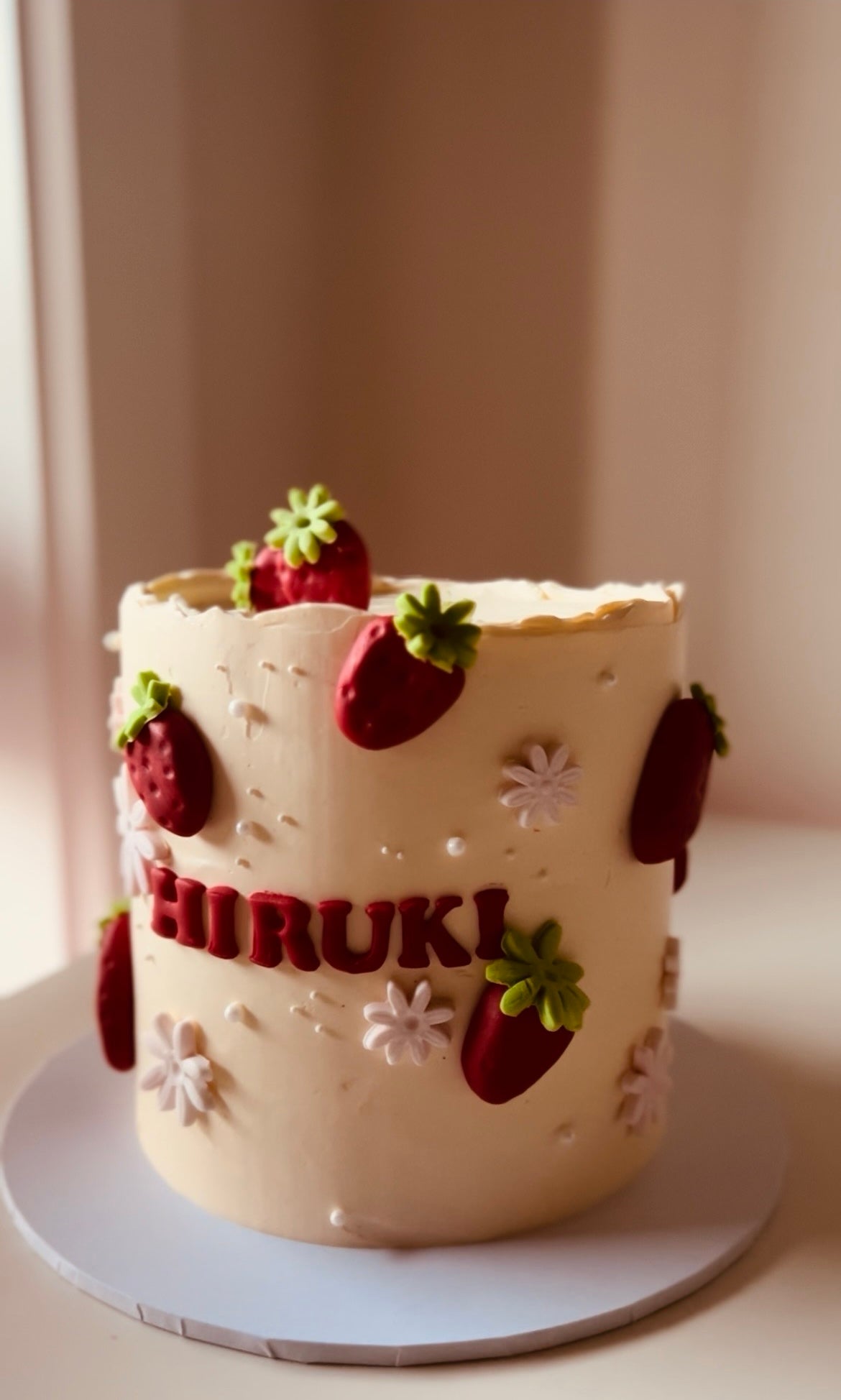 Strawberry Theme Cake